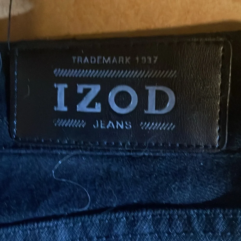 Izod black denim